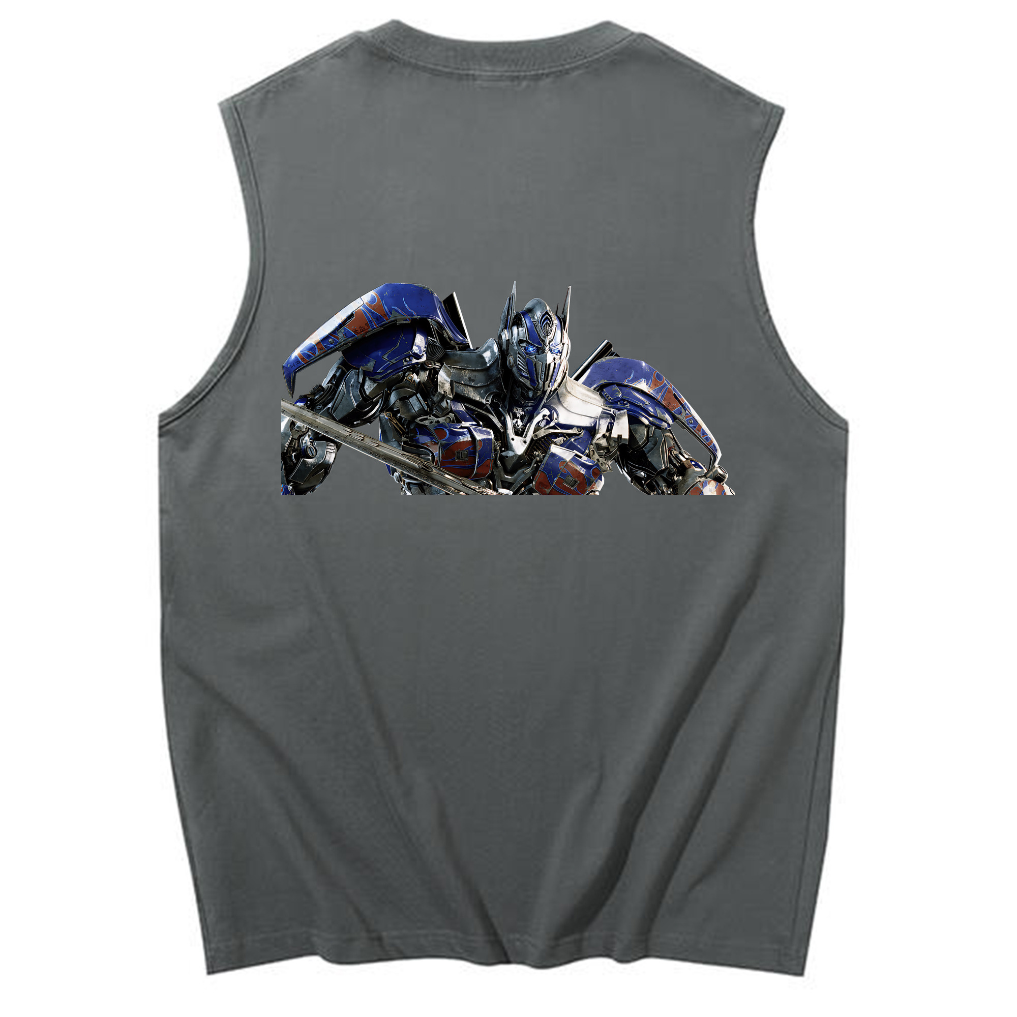 （画像用） Transformers トランスフォーマー コットン100％タンクトップ（背面プリント）
